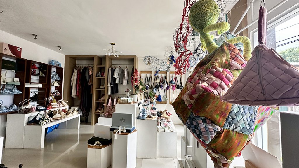  Inside Mikhail’s boutique and studio